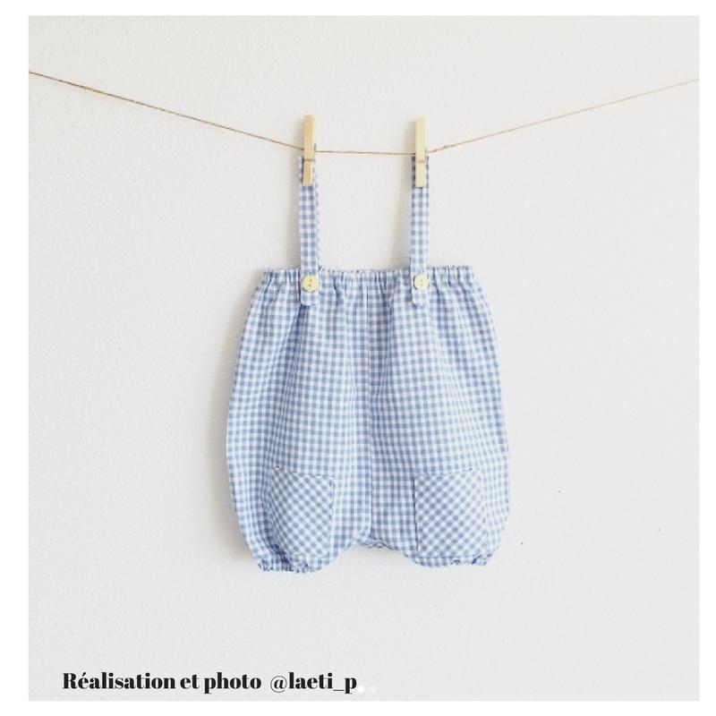 Ikatee - VOLANTIS Romper - Babies 1-24 months - Paper Sewing Pattern