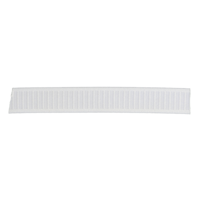 1" (25mm) Non-Roll Woven Elastic - White