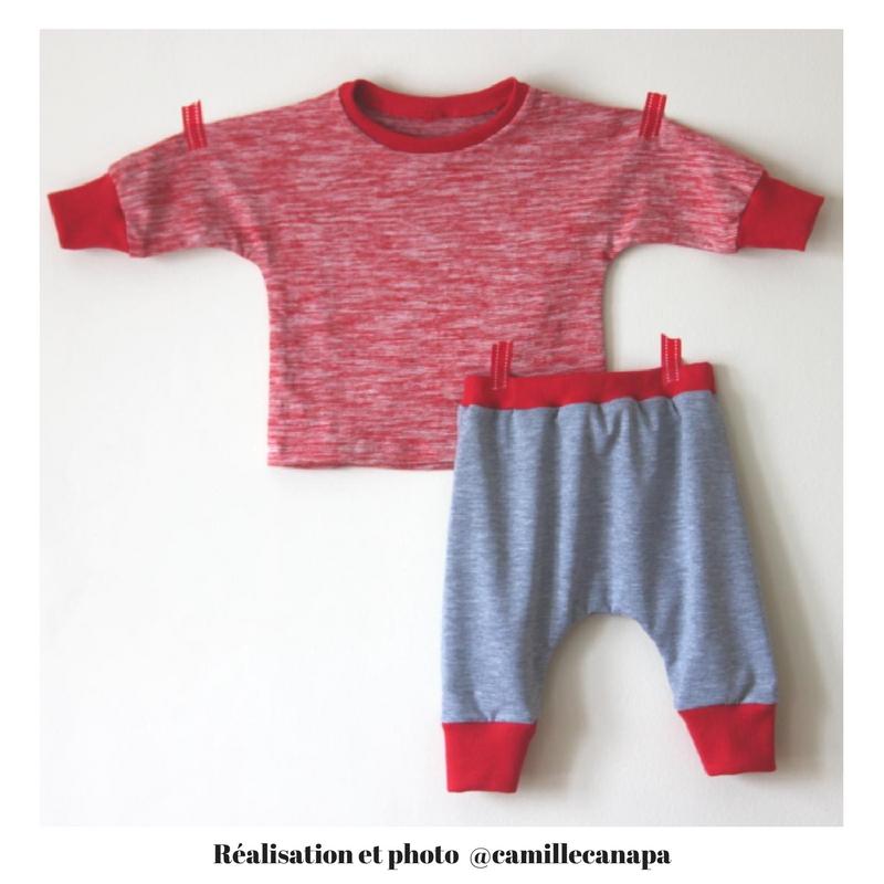 Ikatee - CORDOBA Jogging set - Baby Boy & Girl 1M/4Y- Paper Sewing Pattern