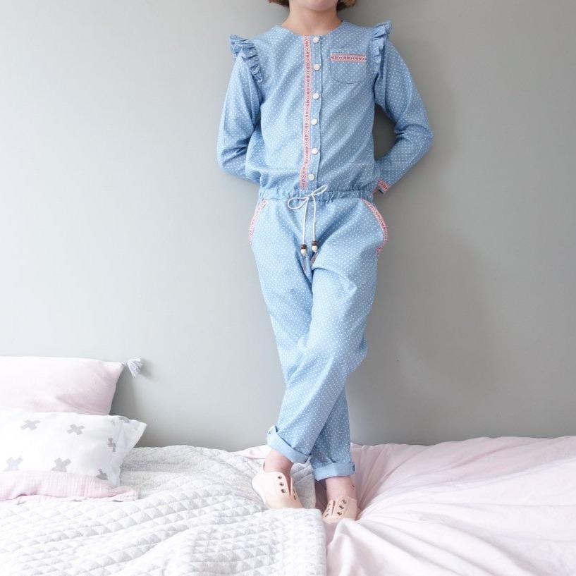 Ikatee - MARIEKE Jumpsuit, playsuit & dress - Kids 3/12 - Paper Sewing Pattern