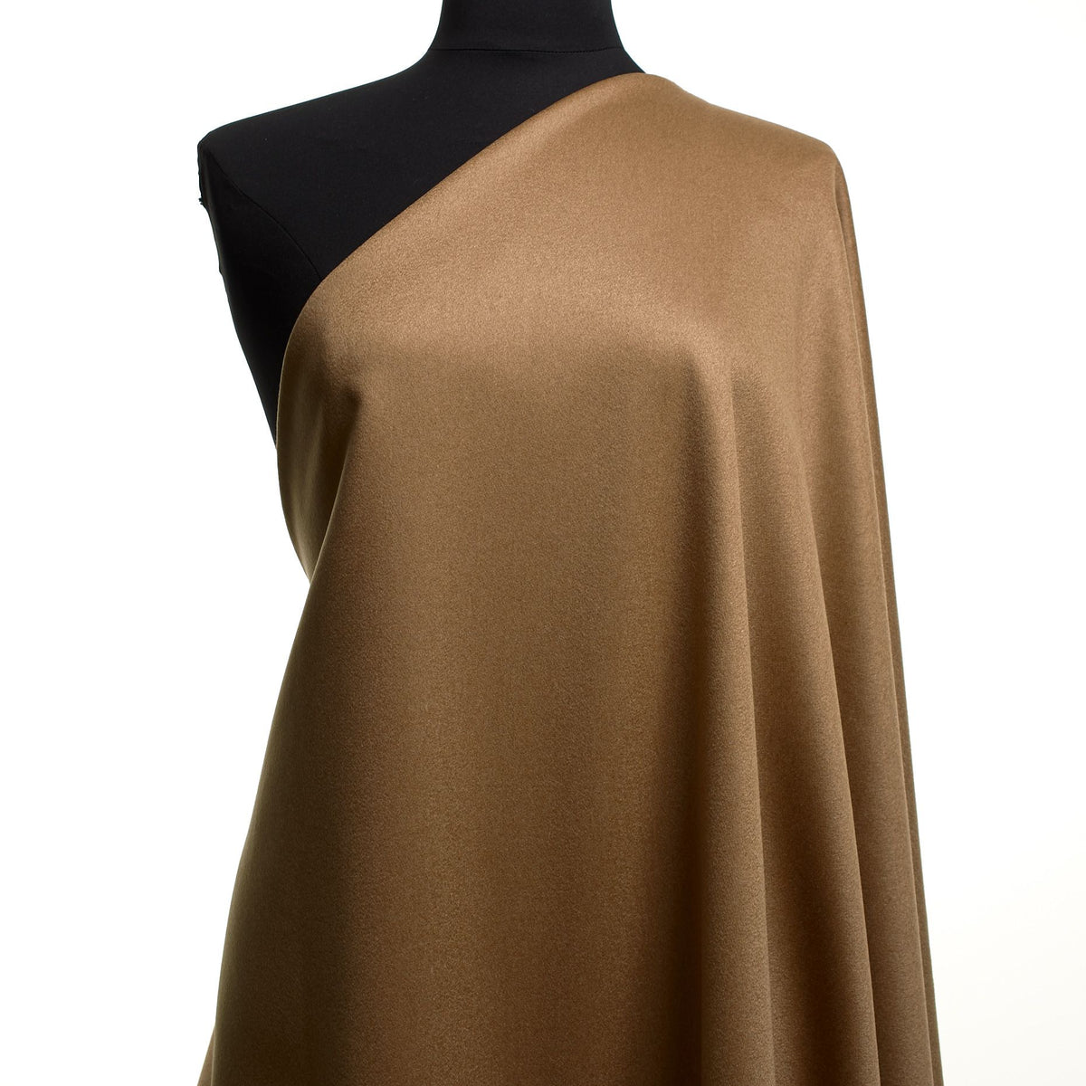 100% Brushed Cashmere Coating - Camel - Designer Deadstock