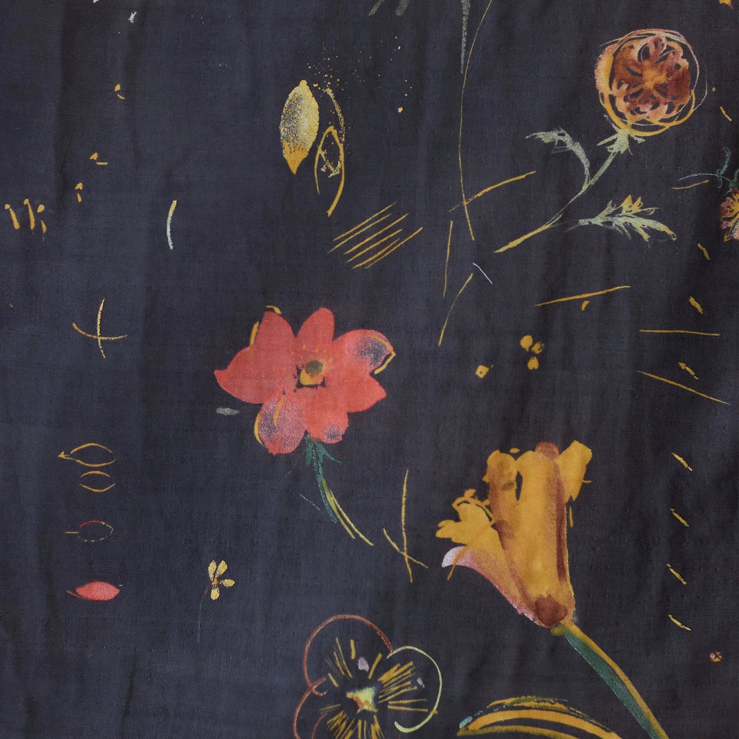 nani IRO - Hana no toki niwa - 1D - Organic Cotton Double Gauze