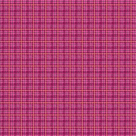 Warp & Weft Premium Cotton Yarn Dye - Plaid - Berry