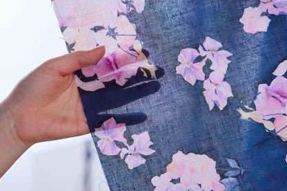 Yui - Viola - 1A - Cotton Linen Poplin