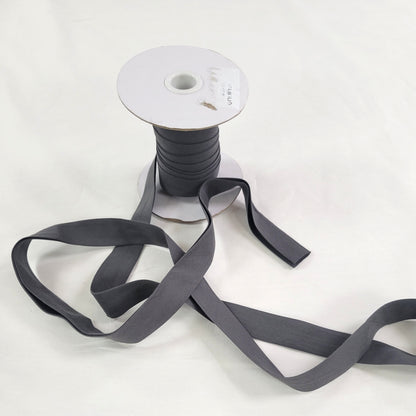 Quilt Bias Binding Extra Wide Double Fold 25mm (1") - Dark Grey