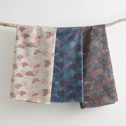 Pathway by Bookhou - Scallops - 3C - Cotton Linen Sheeting Fabric