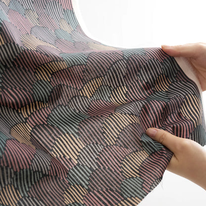 Pathway by Bookhou - Scallops - 3C - Cotton Linen Sheeting Fabric
