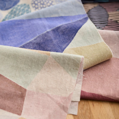 Pathway by Bookhou - Shapes - 2C - Cotton Linen Fabric