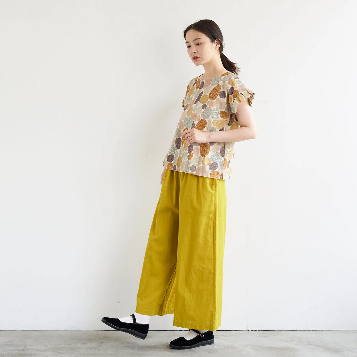 Pathway by Bookhou - Stones - 1C - Cotton Linen Fabric