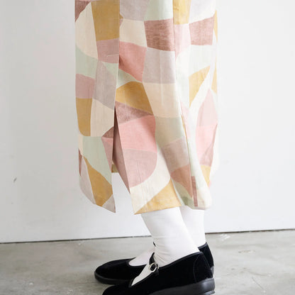 Pathway by Bookhou - Shapes - 2A - Cotton Linen Fabric