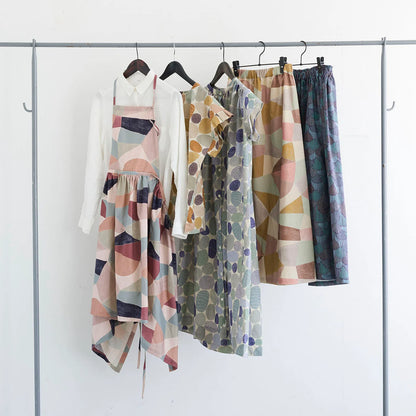 Pathway by Bookhou - Shapes - 2A - Cotton Linen Fabric