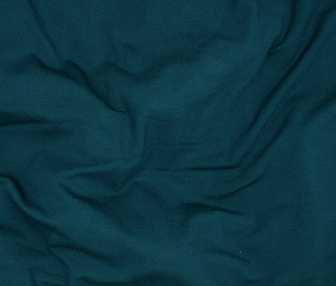 Bamboo Jersey Knit - Peacock