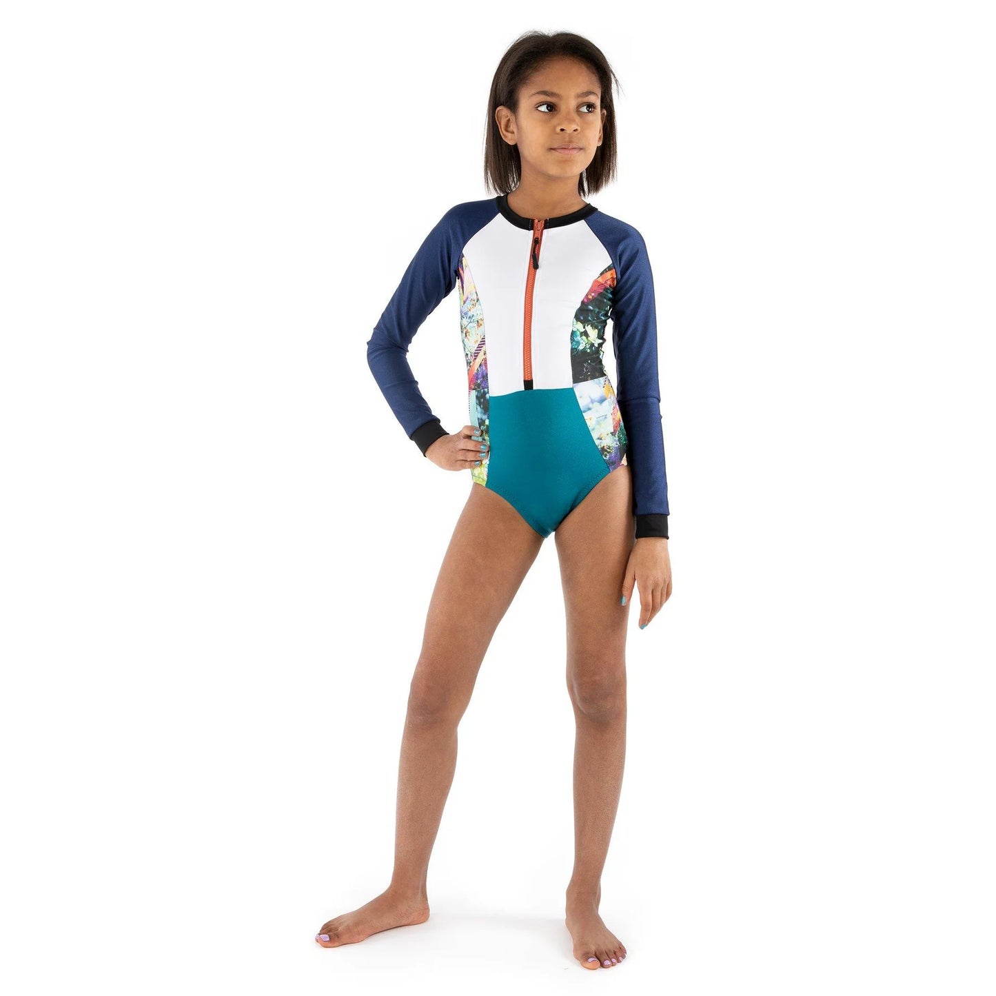 Jalie - 4013 - ZOE Long-Sleeve Rashguard Swimsuit