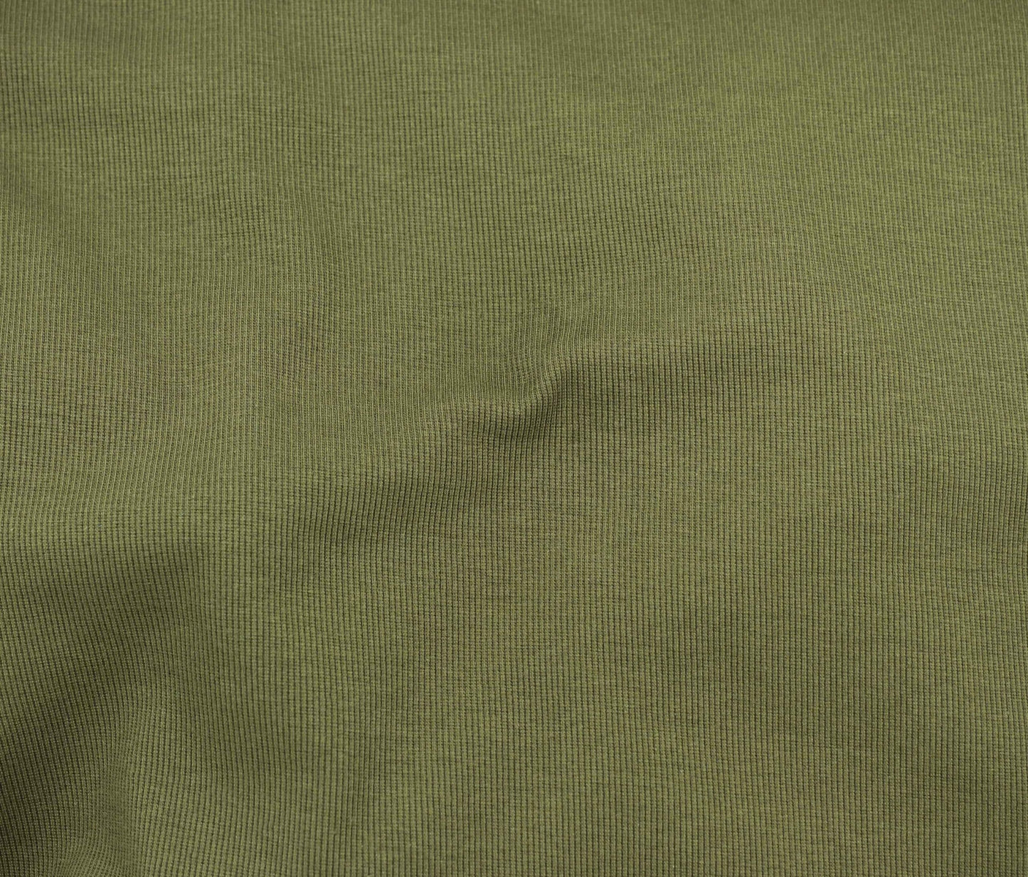 Recycled Cotton Rib Knit  - Seaweed