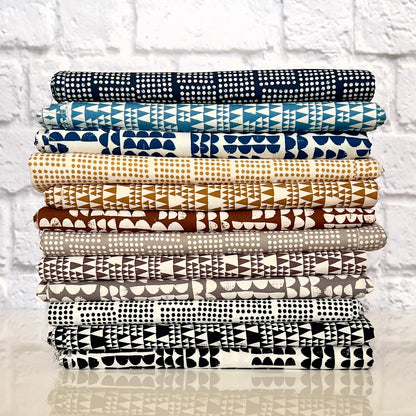 Ridge - Blue - Imprint - GOTS Organic Cotton