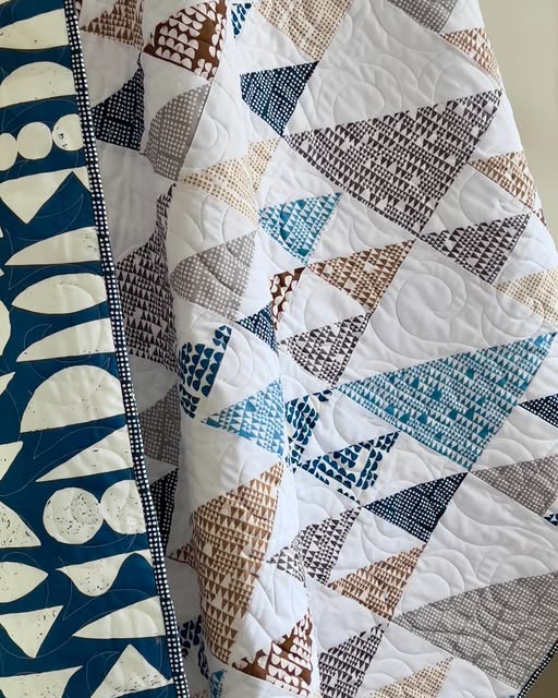 Ridge - Blue - Imprint - GOTS Organic Cotton