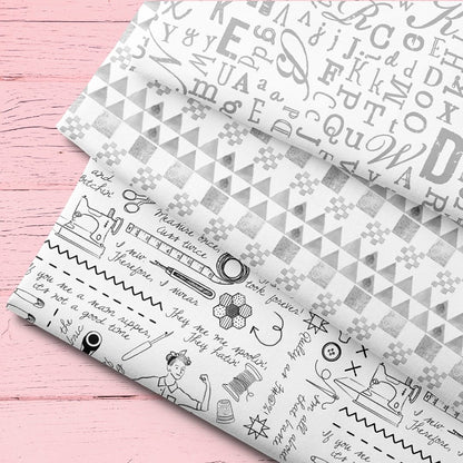 Peaks - Quiet Riot - Cotton Fabric