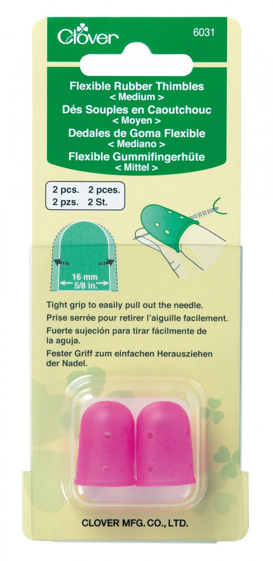 Clover - Flexible Rubber Thimble Medium