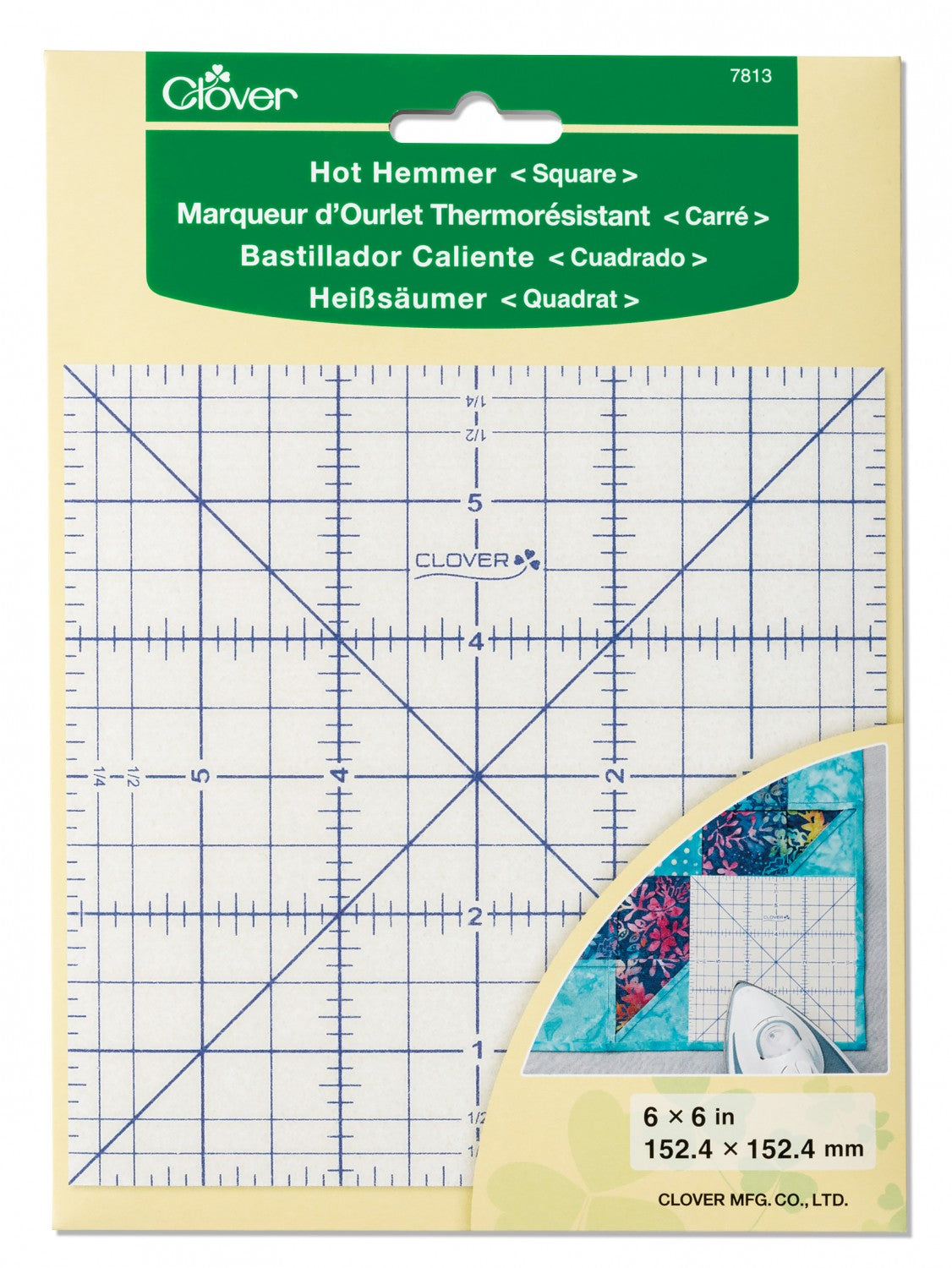 Clover - Hot Hemmer Pressing Square