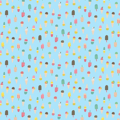 Scoop There It Is - Pineapple Crush - Cotton Fabric