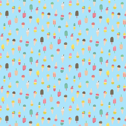 Scoop There It Is - Pineapple Crush - Cotton Fabric