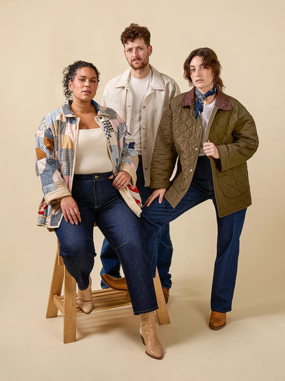 Fowler Barn Coat & Quilted Jacket - By Closet Core Patterns