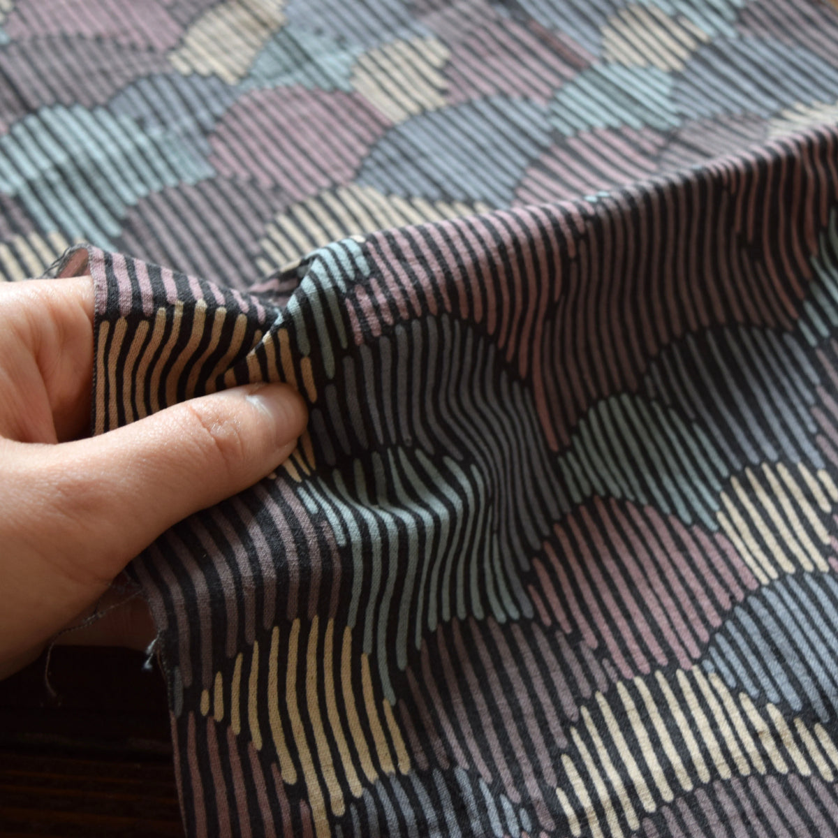 Pathway by Bookhou - Scallops - 3C - Cotton Linen Sheeting Fabric