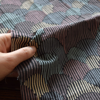 Pathway by Bookhou - Scallops - 3C - Cotton Linen Sheeting Fabric