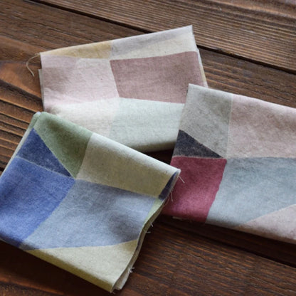 Pathway by Bookhou - Shapes - 2C - Cotton Linen Fabric