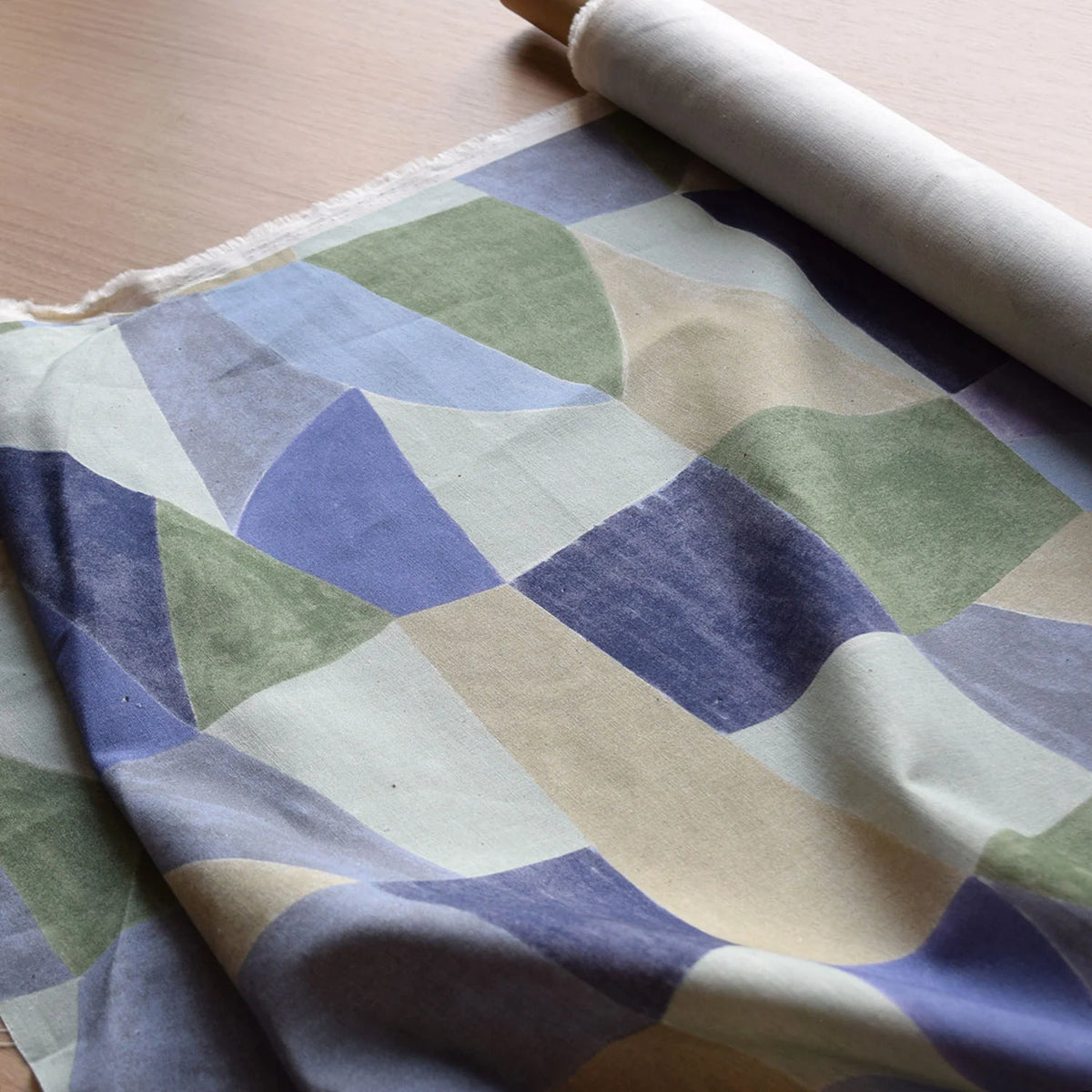 Pathway by Bookhou - Shapes - 2B - Cotton Linen Fabric