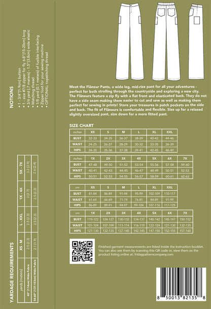 Friday Pattern Co. - Flâneur Pants