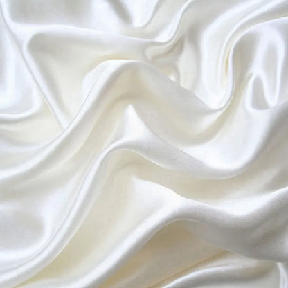 Mulberry Silk Charmeuse - Ivory - 19mm