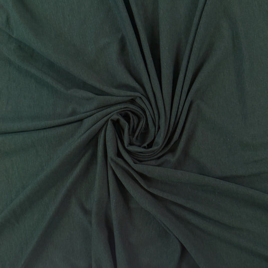 Bamboo Cotton Feather Jersey - Pine