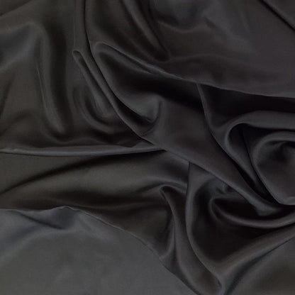 Mulberry Silk Twill - Black - 16mm