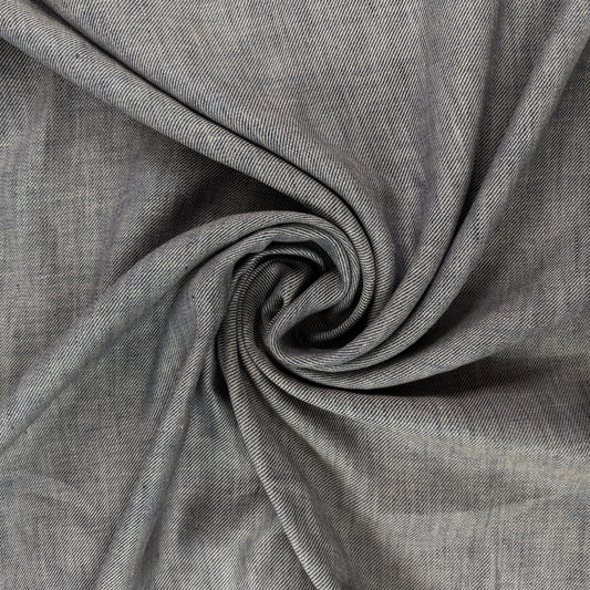 Yarn Dyed Cotton Denim Twill  - Blue  - Film Studio Deadstock