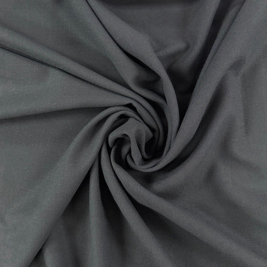 Wool Crepe - Charcoal - Film Studio Deadstock