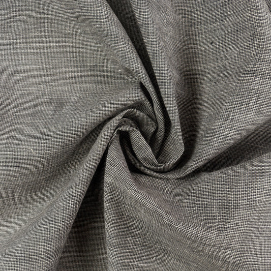 Yarn Dyed Cotton - Black & Ivory - Film Studio Deadstock