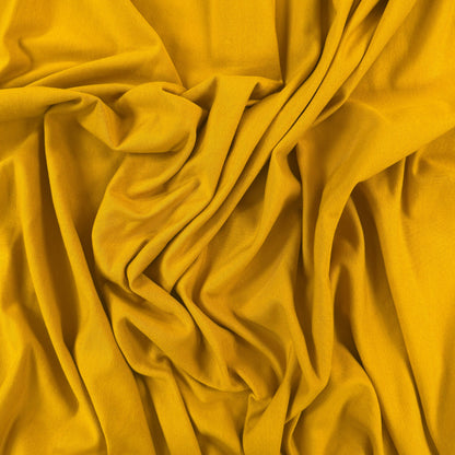 Bamboo Cotton French Terry - Mustard