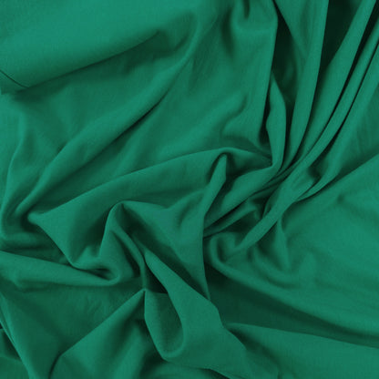 Bamboo Cotton Sweatshirt Fleece - Holly Green