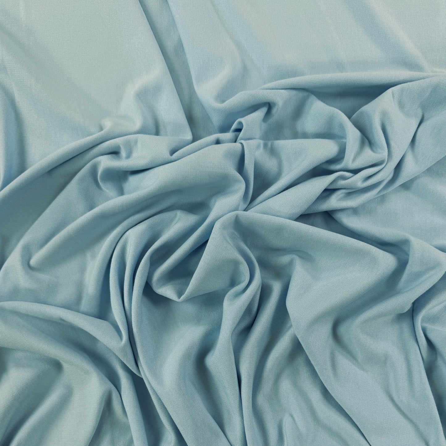Bamboo Cotton French Terry - Frost Blue