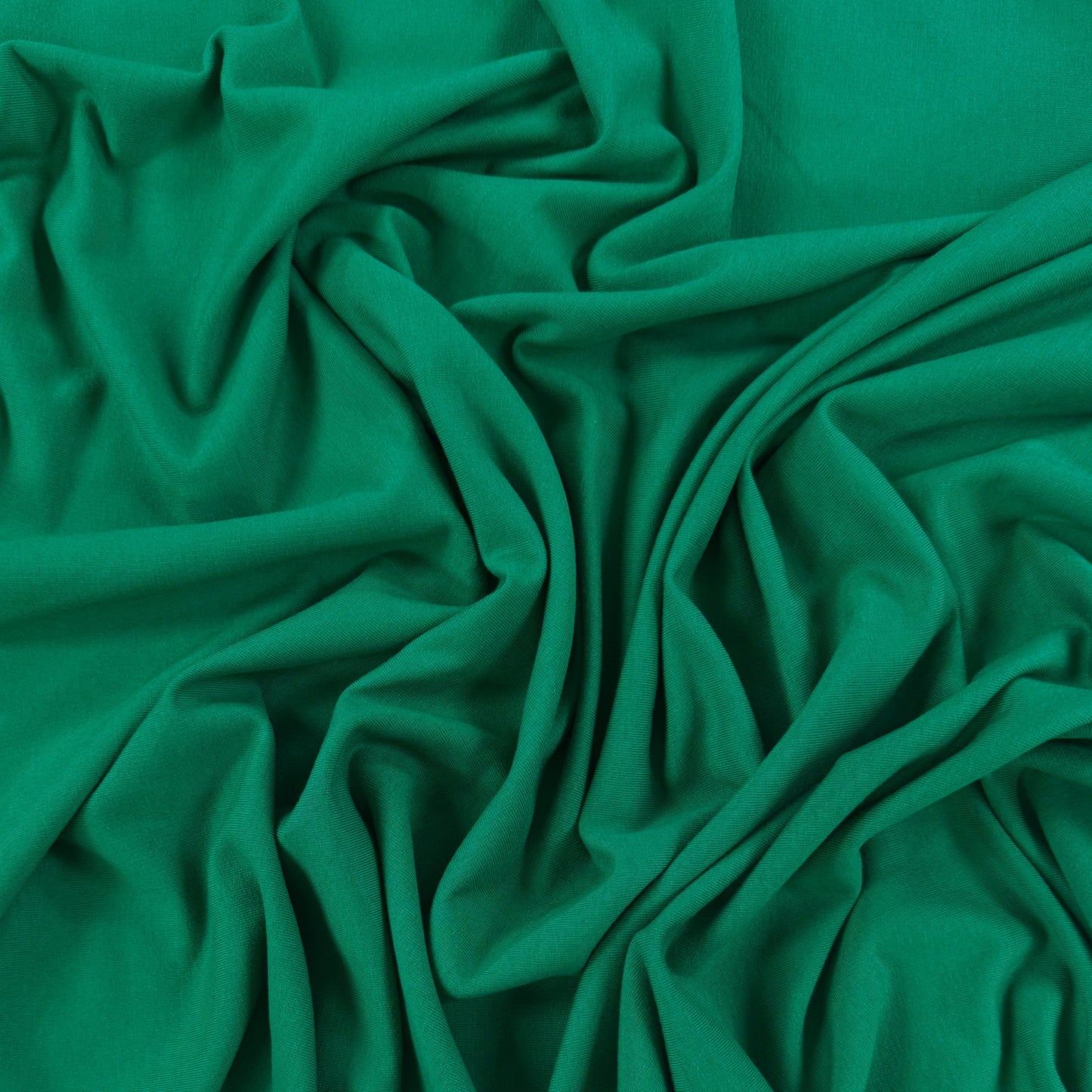 Bamboo Cotton French Terry - Holly Green