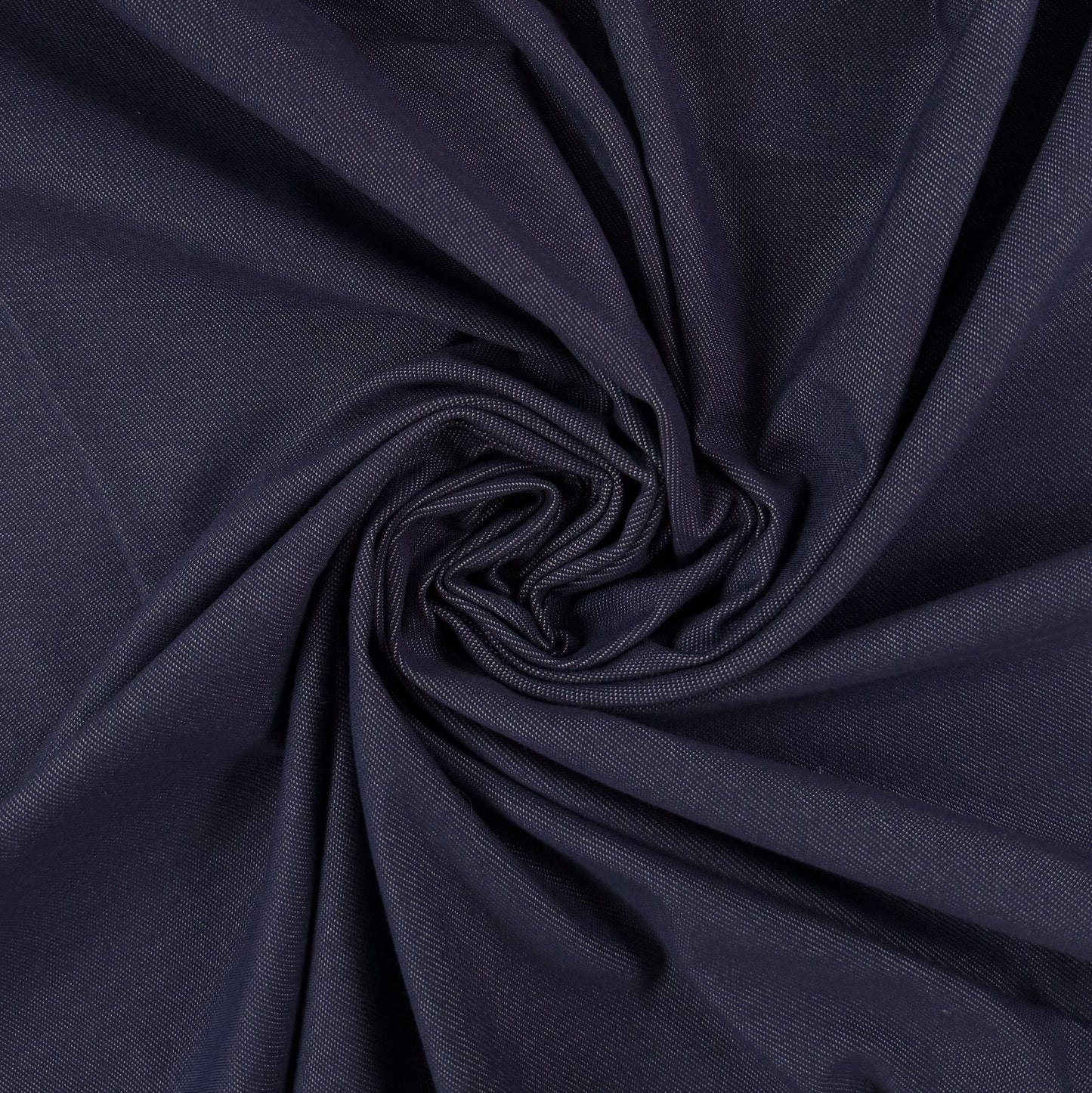 Organic Cotton Denim Knit - Dark Indigo