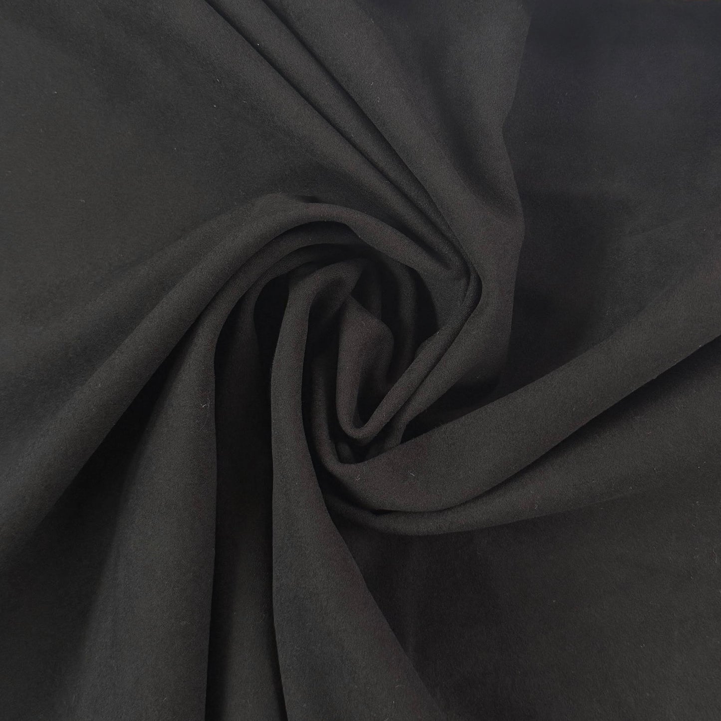 Heavy Double Brushed Moleskin - Cotton - Black  - Film Studio Deadstock