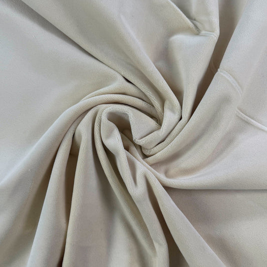 Heavy Cotton Velveteen - Ivory - Film Studio Deadstock
