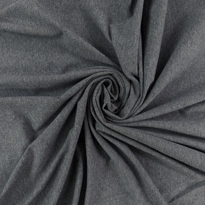 Organic Cotton Jersey - Heathered Charcoal