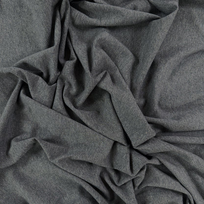 Organic Cotton Jersey - Heathered Charcoal