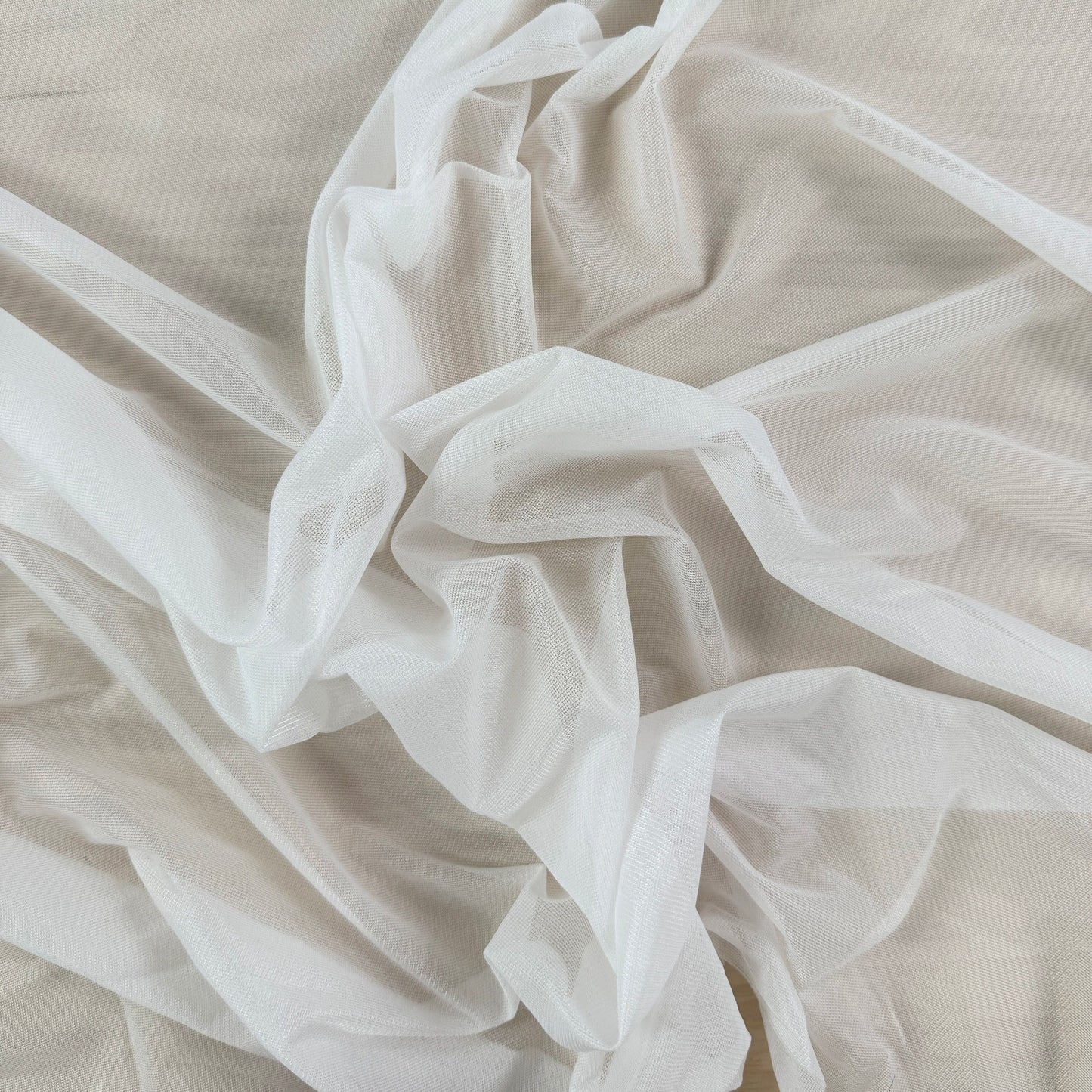 Tricot Knit Fusible Interfacing - White - Film Studio Deadstock - 60"