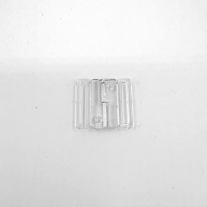 Clear Plastic Bra / Swimsuit Clasp - Clear - 22mm