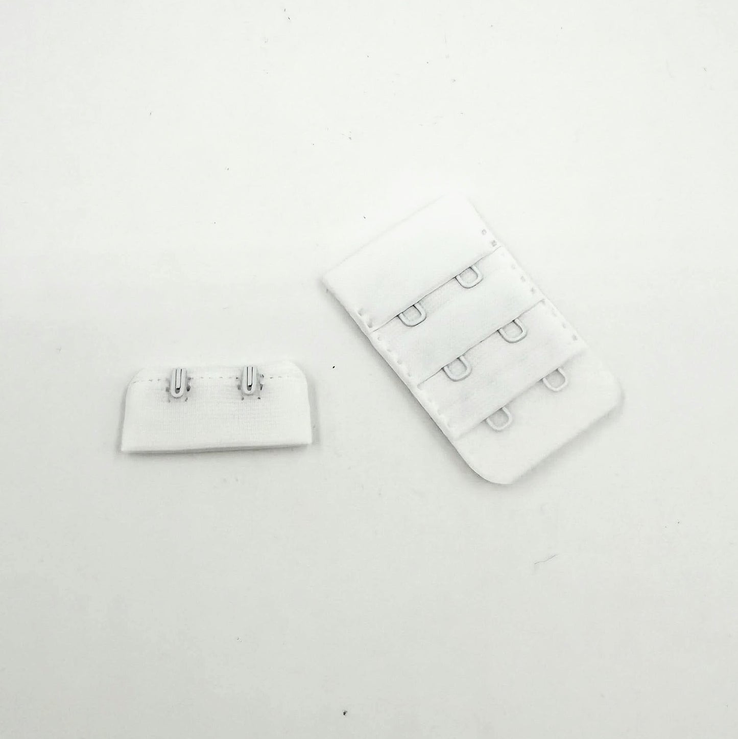 Hook and Eye Bra Closure - White - 3 x 2 (32mm)