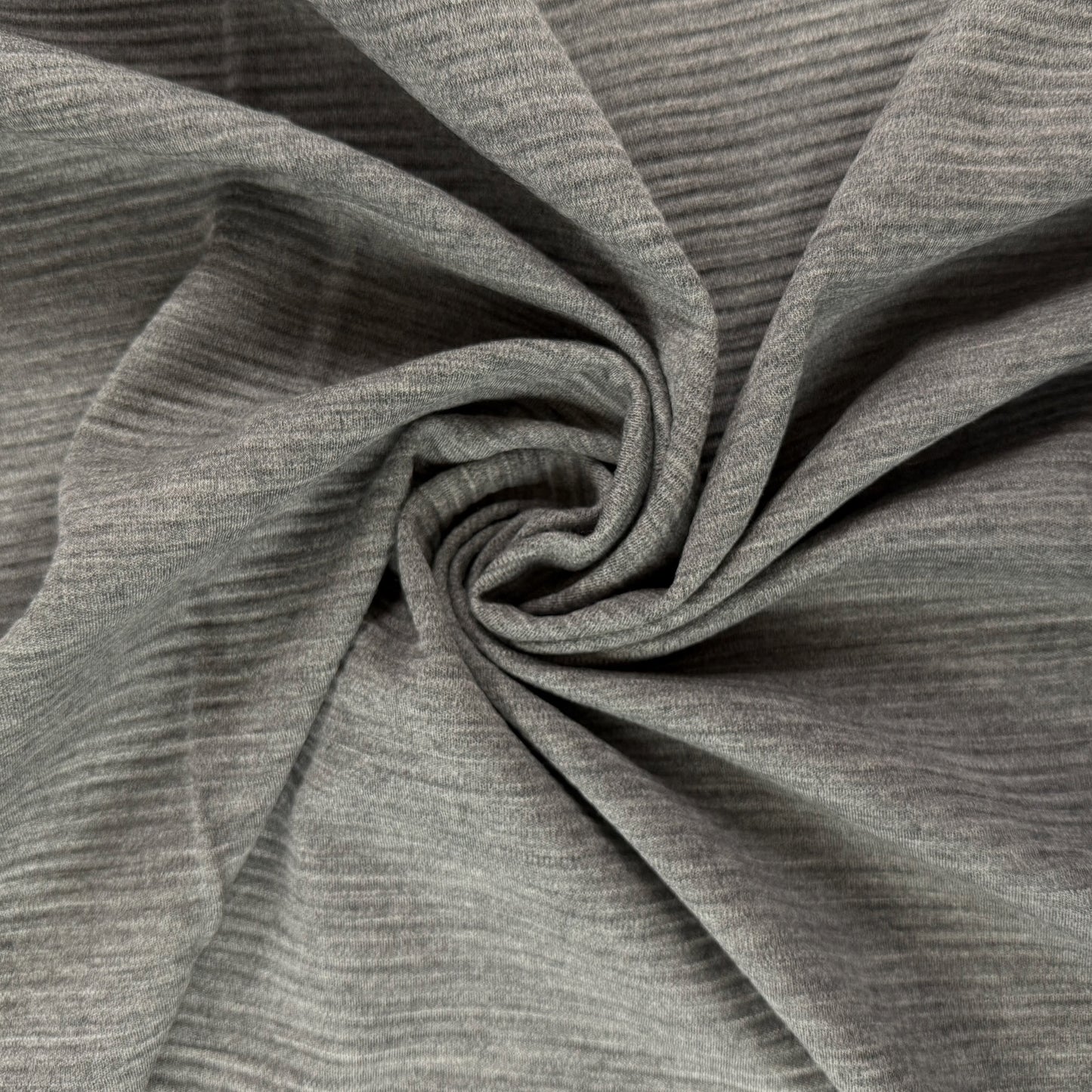 Wool Double Knit - Heathered Grey - Film Studio Deadstock